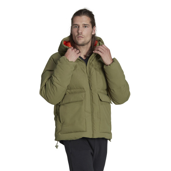 Куртка чоловіча Adidas Big Buffle Down Jacket Olive HN9931