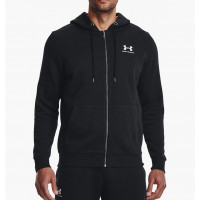 Кофта чоловіча Under Armour Essential Fleece Fz Hood-Blk Black (1373881-001)