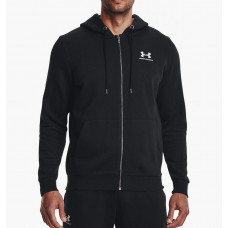 Кофта чоловіча Under Armour Essential Fleece Fz Hood-Blk Black (1373881-001)