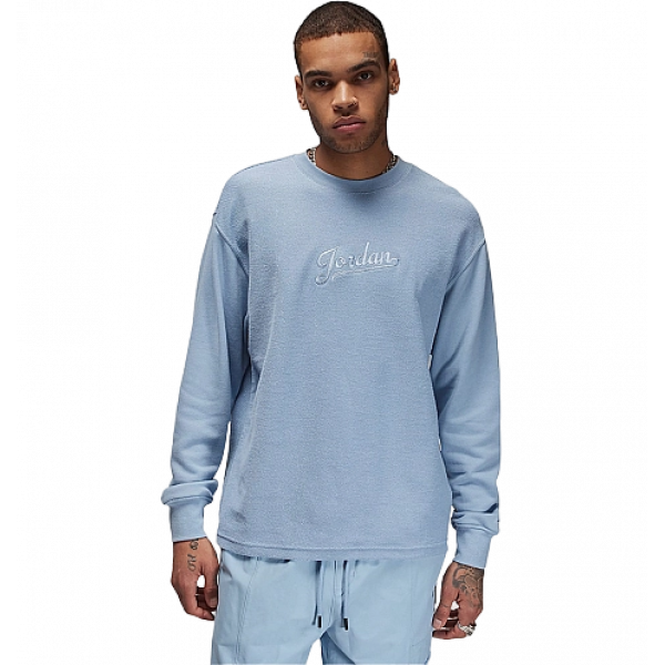 ЛОНГСЛІВ AIR JORDAN MAGLIA FLIGHT MVP LIGHT BLUE FN4607-436
