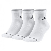 Шкарпетки чоловічі  Jordan U J Ed Cush Poly Ankle 3Pr 144 (DX9655-100)