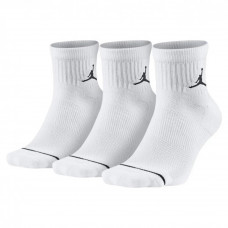 Шкарпетки чоловічі  Jordan U J Ed Cush Poly Ankle 3Pr 144 (DX9655-100)