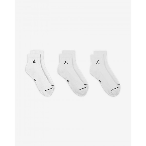 Шкарпетки чоловічі  Jordan U J Ed Cush Poly Ankle 3Pr 144 (DX9655-100)
