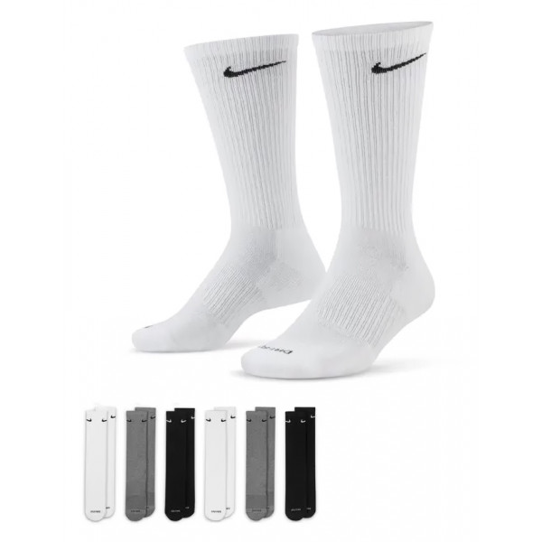 Шкарпетки чоловічі Nike U Nk Ed Pls Csh Crw 6Pr - 132 (SX6897-965)