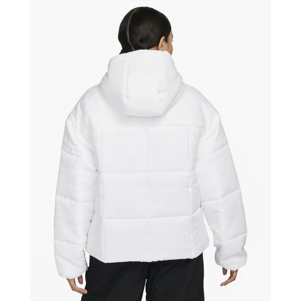 Куртка жіноча Nike Sportswear Classic Puffer Therma-Fit Loose Hooded Jacket (FB7672-100)