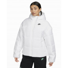 Куртка жіноча Nike Sportswear Classic Puffer Therma-Fit Loose Hooded Jacket (FB7672-100)