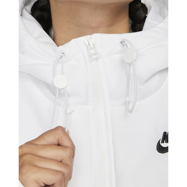 Куртка жіноча Nike Sportswear Classic Puffer Therma-Fit Loose Hooded Jacket (FB7672-100)