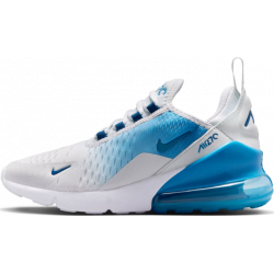 Кросівки жіночі  Nike Air Max 270 White/Blue GS big kids 943345-125