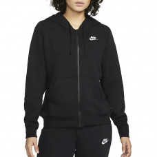 Кофта спортивна жіноча  Nike CLUB FLC FZ HOODIE STD DQ5471-010