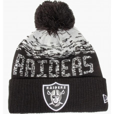 Шапка чоловіча New Era Nfl Las Vegas Raiders Pom Beanie Hat (12122720)