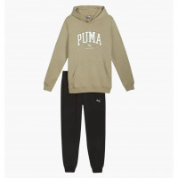 Спортивний костюм чоловічий Puma Squad Hooded Suit Beige/Black (681901-67)