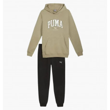 Спортивний костюм чоловічий Puma Squad Hooded Suit Beige/Black (681901-67)